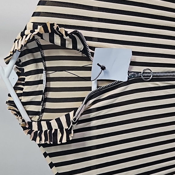 Zara Trafaluc Stripe Dress Sz S NWT - Picture 8 of 11